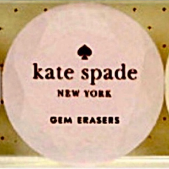 Kate Spade Giant Gem Faceted Diamond Inspired Eraser Gift Set of 3 | NEW IN BOX - Picture 11 of 17